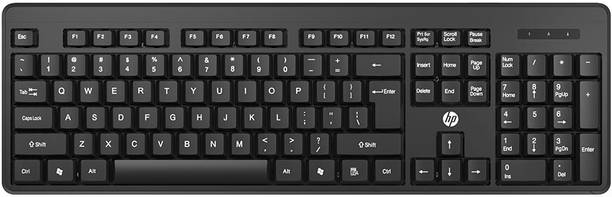 HP K160 Wireless Standard Desktop Keyboard Compatible with Desktop, Laptop, Mac stand support