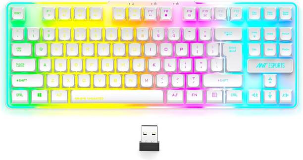 Ant Esports MK720 Pro V2 Wireless Standard Gaming Keyboard Compatible with Desktop, Laptop, Mac