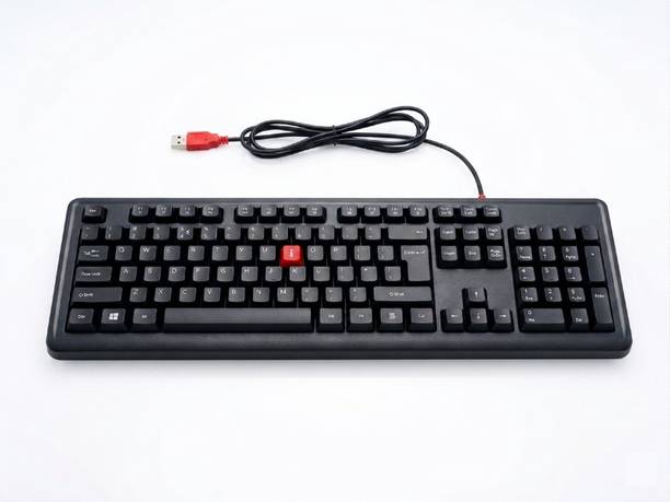 iBall Qwerty 101 Deskey PS2 Standard Desktop Keyboard Compatible with Desktop, Laptop
