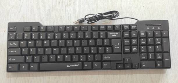 PRODOT PRO FEEL Wired USB Standard Desktop Keyboard Compatible with Desktop