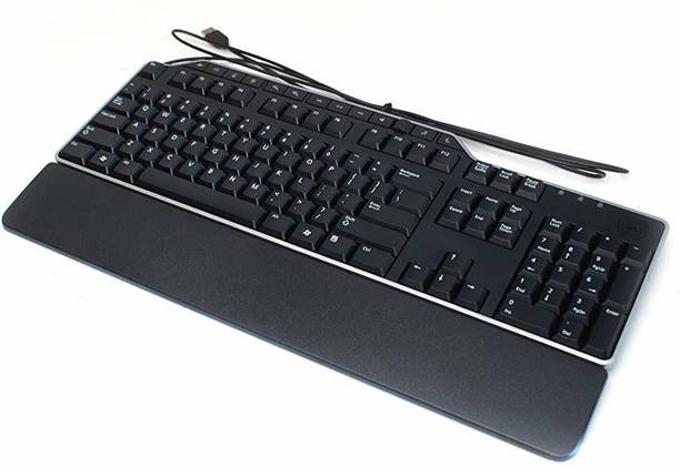 DELL KB522 Wired USB Standard Desktop Keyboard Compatible with Desktop, Laptop, Mac