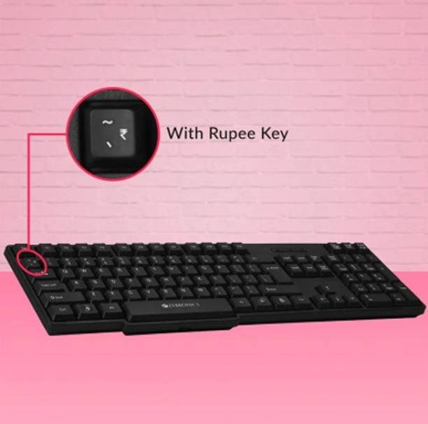 ZEBRONICS zeb-Companion 107 Keyboard and mouse combo wi...