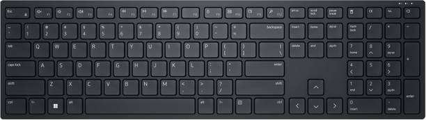 DELL KB500 Spill Resistant with 12 programmable keys and two adjustable angles Wireless Desktop Keyboard