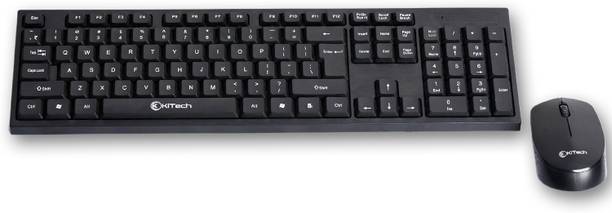 KITECH KMW200 Wireless Standard Desktop Keyboard Compatible with Desktop, Laptop, Mac Easy to Use,Plug and Play,Quick, Comfy Durable body