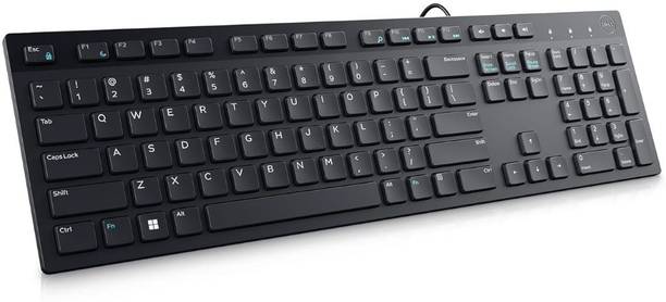 DELL 580-AEKD Wired USB Standard Desktop Keyboard Compatible with Desktop, Laptop