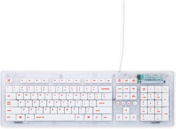 Arctic Fox FAFKEYTRAWW00101E Wired USB Desktop Keyboard