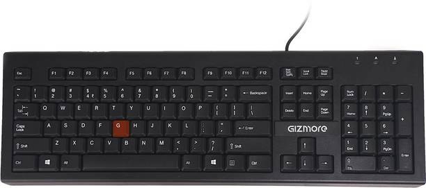 Gizmore GIZ-KB01 Wired USB Standard Desktop Keyboard Compatible w