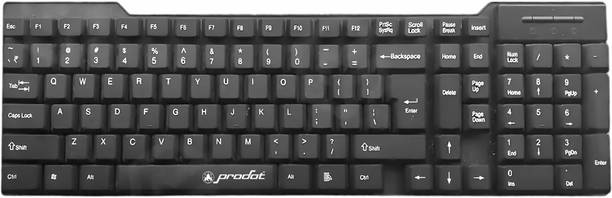 PRODOT 207 Wired Keyboard Wired USB Standard Desktop Keyboard Compatible with Desktop, Laptop, iPad, Mac, Tablet