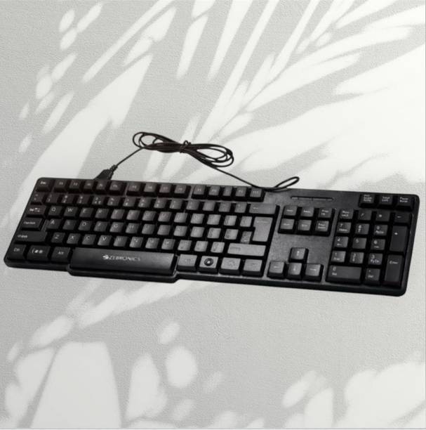 Raunakcomp ZEB-K65 Wireless Handheld Desktop Keyboard Compatible with Desktop