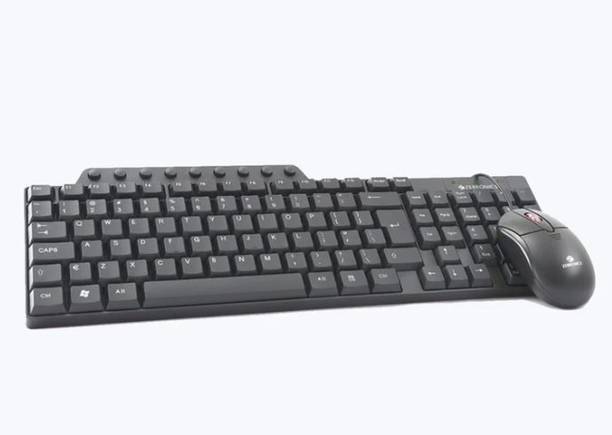 ZEBRONICS Zeb-Judwaa 555 Wired USB Standard Desktop Keyboard Compatible with Desktop, Laptop, Mac