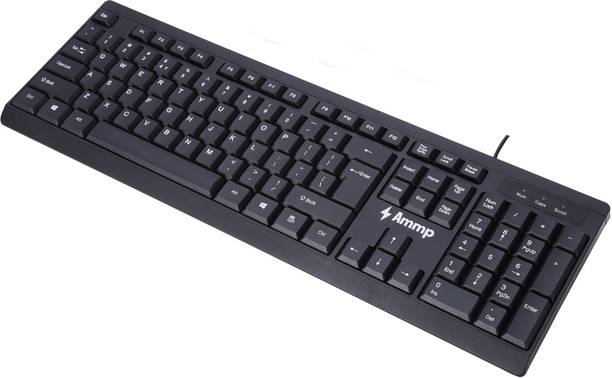 AMMP KB-021W Keyboard Wired USB Desktop Keyboard