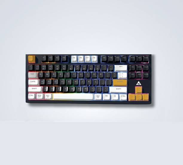 WE FLARE KB751 WIRELESS AND BLUETOOTH KEYBOARD Wireless Standard Desktop Keyboard Compatible with Desktop, Laptop, Tablet