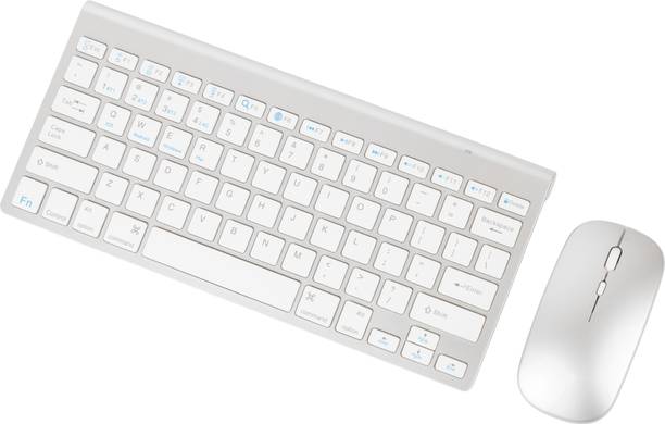 TRIVYOM Wireless keyboard and mouse,USB Slim Wireless Keyboard Mouse with Numeric Keypad Wireless Standard Desktop Keyboard Compatible with Desktop, Laptop, Mac, Tablet