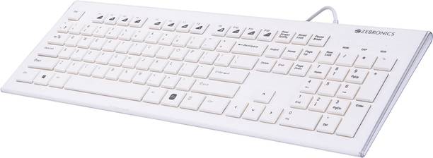ZEBRONICS Zeb- DLK01 Multimedia Wired USB Desktop Keyboard