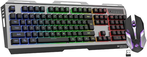 ZEBRONICS Transformer Pro Wireless Standard Laptop Keyboard Compa