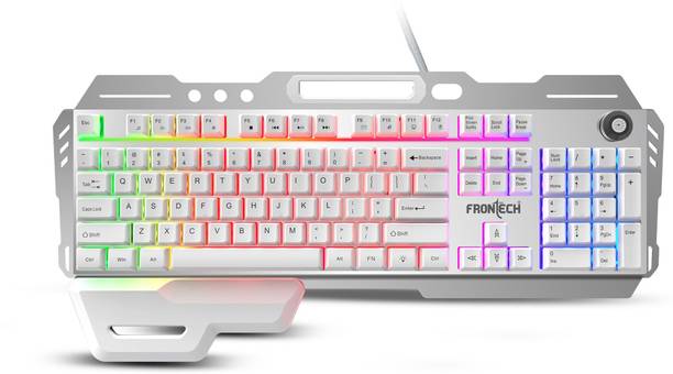 Frontech KB-0013P Wired USB Standard Gaming Keyboard Compatible with Desktop, Laptop
