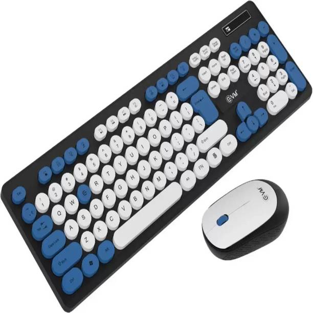 EVM ZONE WLKM-045 Wireless keyboard & Mouse Wireless Ga...