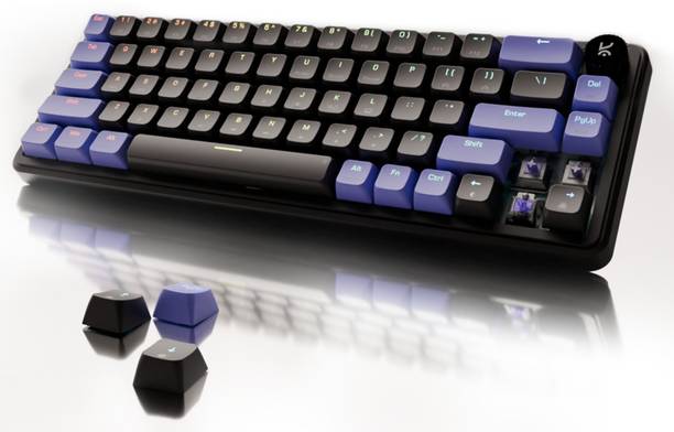 Kreo Hive 65% Compact Mechanical Gaming Keyboard Wired, Rgb & Multi OS Customizable Wired USB Laptop-size Gaming Keyboard Compatible with Desktop, Laptop