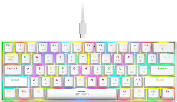 Ant Esports MK1350 Wired USB Standard Gaming Keyboard Compatible with Laptop, Desktop, Mac