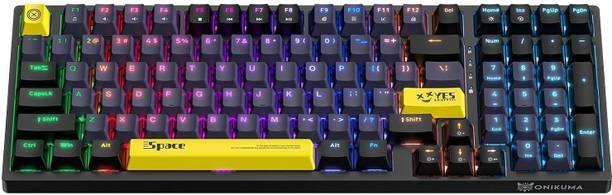 Onikuma G38 Wired USB Handheld Gaming Keyboard Compatible with Desktop, Laptop, Mac