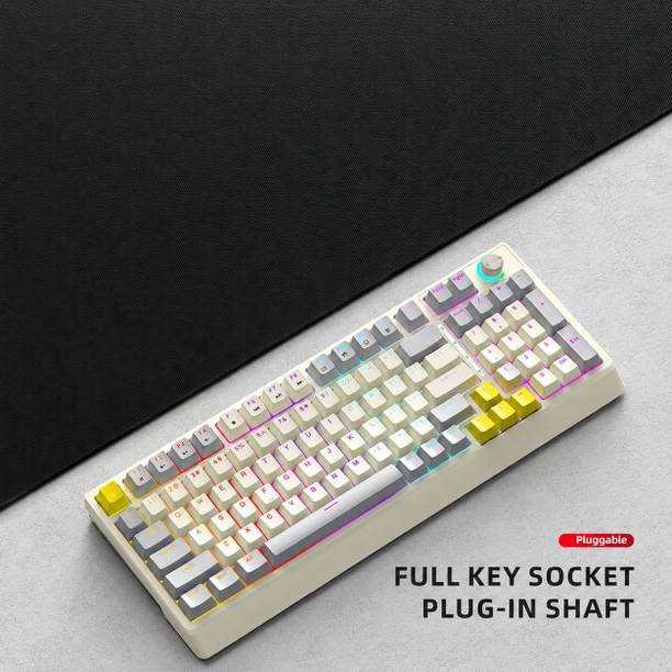 Aerixor T-wolf T50 Wired USB Standard Gaming Keyboard Compatible with Laptop, Desktop