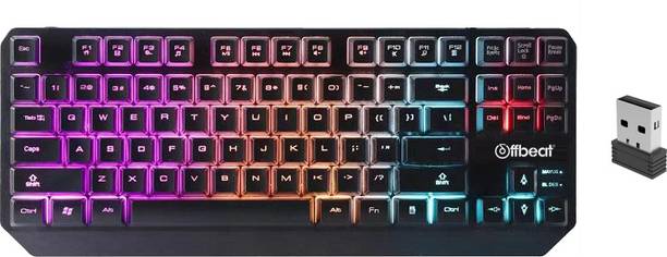 Offbeat DEXTER PRO Wireless Laptop-size Gaming Keyboard...Black