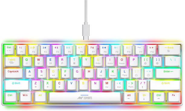 Ant Esports MK1300 V2 Wired USB Standard Gaming Keyboard Compatible with Desktop, Laptop, Mac