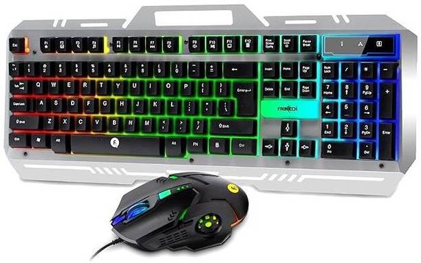 Frontech KB-0039 Wired USB Standard Gaming Keyboard Compatible with Desktop, Laptop, Mac