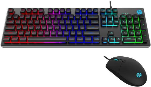HP KM300F Wired USB Gaming Keyboard and Mouse Combo Set (8AA01AA#ACJ) Wired USB Gaming Keyboard