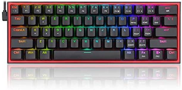 Redragon K617 Wired USB Standard Gaming Keyboard Compatible with Desktop, Laptop, Mac