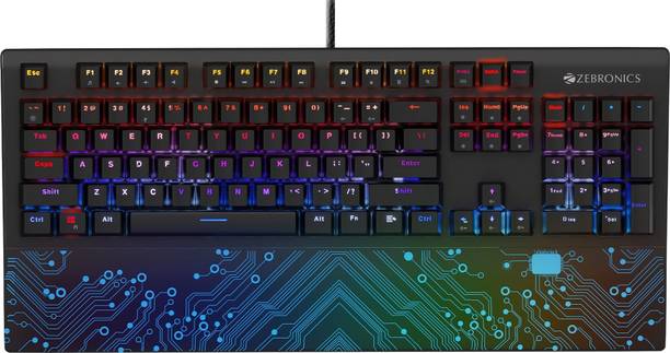 NRP STAR Zeb-Max Chroma Wired USB Standard Gaming Keyboard Compatible with Desktop, Laptop, Mac
