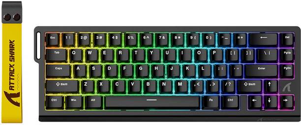 Martzilla Attack Shark X68 HE Wired USB Standard Gaming Keyboard Compatible with Desktop, Laptop, Mac