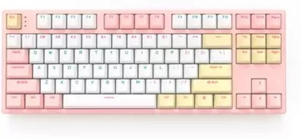 HELLO GANSS GS 87 C-HT-WP-BL Bluetooth, Wired USB, Wireless Tenkeyless Gaming Keyboard