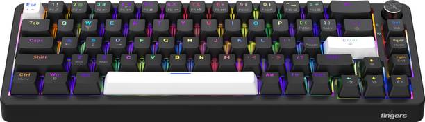 FINGERS Savage-MK2 Wired USB Standard Gaming Keyboard Compatible with Desktop, Laptop