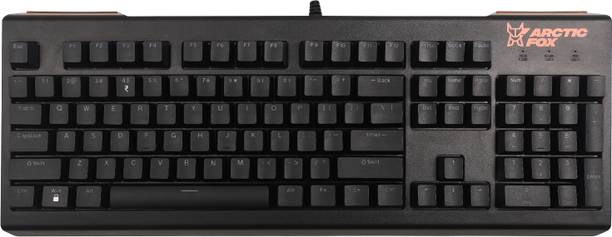 Arctic Fox X19 RGB, Anti-ghosting, Backlit, Mechanical Wired USB Standard Gaming Keyboard Compatible with Desktop, Laptop, Mac