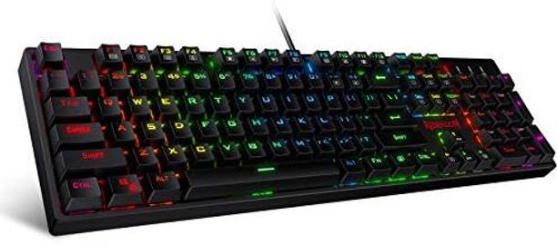 Redragon K582 RGB keyboard Bluetooth Standard Gaming Keyboard Compatible with Desktop, Laptop, Mac