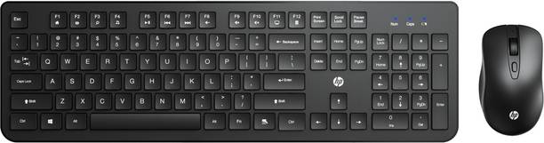 HP KM290 Wireless Mouse and Keyboard Combo Wireless Standard Laptop Keyboard Compatible with Laptop
