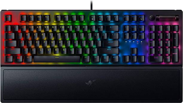 Razer BlackWidow V3 Wired USB Standard Gaming Keyboard Compatible with Desktop, Laptop, Mac stand support,RZ03-03540100-R3M1
