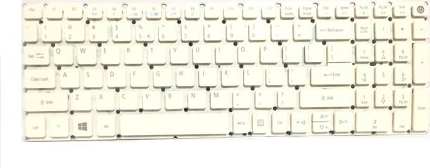 SOLUTIONS-365 ACER E5-522 WITHOUT BACKLIT WHITE US Internal Laptop-size Laptop Keyboard Compatible with Desktop, Laptop, Mac