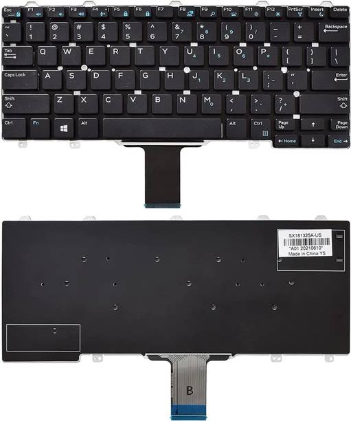 TecSone Keyboard for Latitude E3340, E5450, E7470 Series Wireless Standard Laptop Keyboard Compatible with Desktop, Laptop, Mac