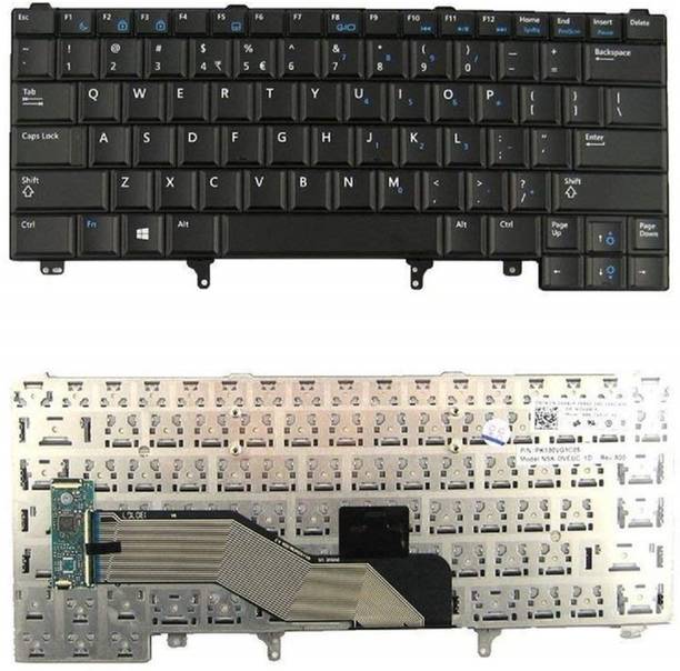 TecSone Keyboard for Latitude E6420, E6440, E6220, E6320, E5420, E5430 Wireless Standard Laptop Keyboard Compatible with Desktop, Laptop, Mac