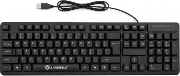 Bareneeds BN05 Wired USB Standard Laptop Keyboard Compatible with Desktop, Laptop