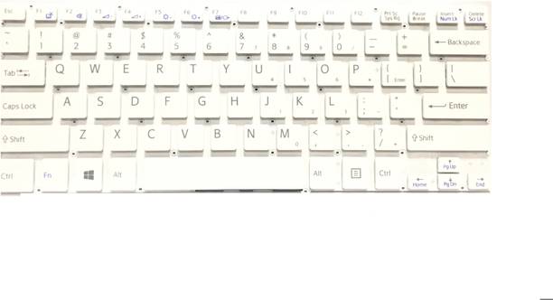 SOLUTIONS-365 Compatible laptop keyboard for Sony Vaio Fit 14 SVF14 without frame Internal Laptop-size Laptop Keyboard Compatible with Desktop, Laptop, Mac