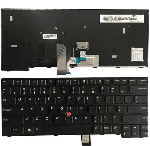 TecSone Keyboard for ThinkPad E470, E450, E460, W450, E450C, E465, E455 Wireless Standard Laptop Keyboard Compatible with Desktop, Laptop, Mac Easy to Use,Plug and Play,Quick, Comfy Durable body