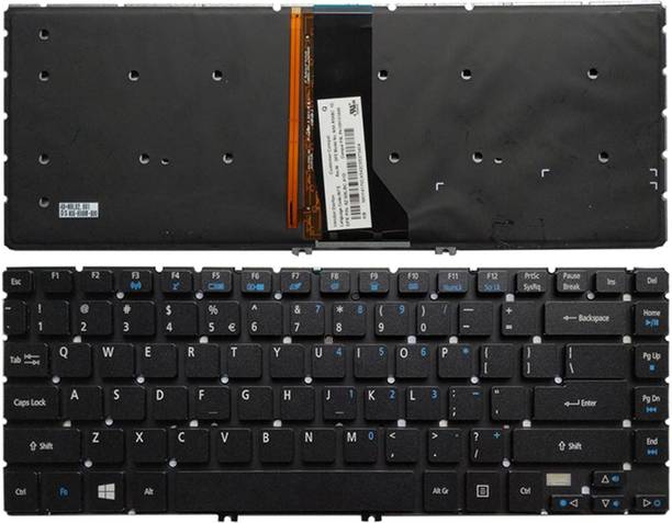 TECHCLONE ACER ASPIRE R7-572, R7-572G SERIES, 9Z.N9LBC.A1D Internal Laptop-size Laptop Keyboard