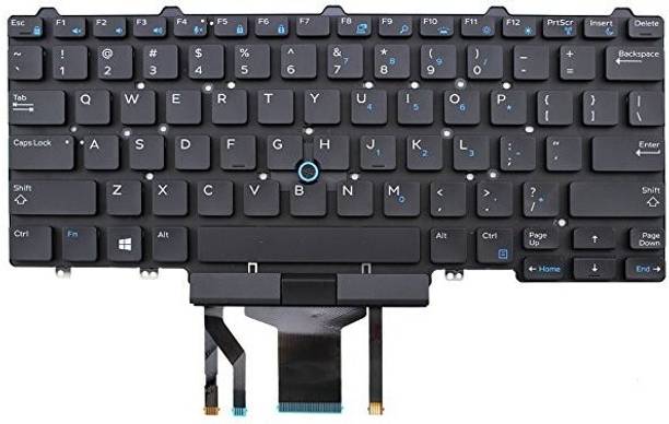 TECHCLONE DELL LATITUDE E7450, E5450, NSK-LK0BC, 0D19TR, Internal Laptop-size Laptop Keyboard Compatible with Desktop, Laptop, Mac