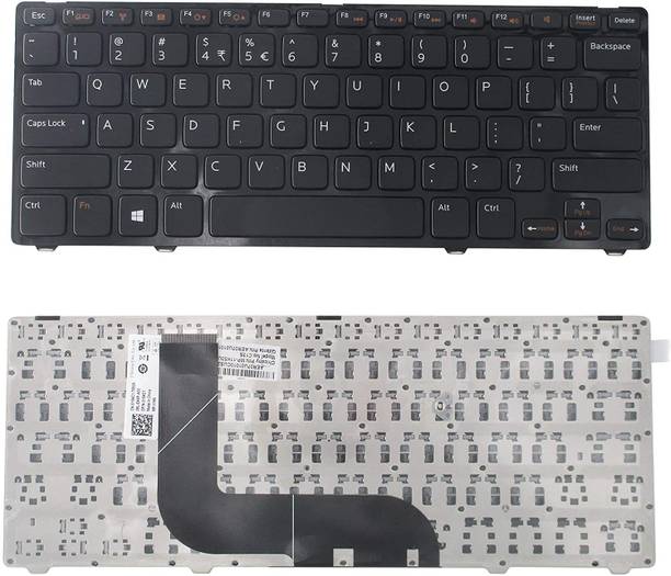 TECHCLONE inspiron 13Z-5323 14Z-5423 14Z-4523 14Z-3528 14Z-3526 14Z-5323 Wireless Laptop-size Laptop Keyboard Compatible with Desktop, Laptop, Mac