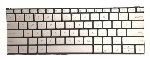 SOLUTIONS-365 COMPATIBLE LAPTOP KEYBOARD FOR UX390 WITH BACKLIT SILVER US Internal Laptop-size Laptop Keyboard Compatible with Desktop, Laptop, Mac