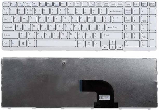 TECHCLONE Laptop Keyboard Replacement for SVE15 Series Internal Laptop-size Laptop Keyboard Compatible with Desktop, Laptop, Mac