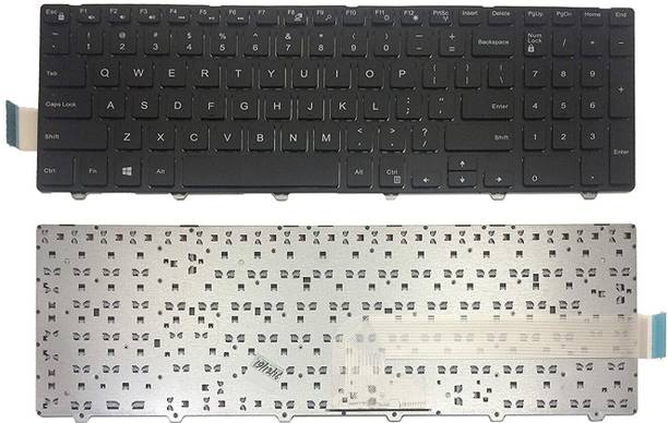 TECHCLONE Dell Vostro 3561 3572 3565 3562 3578 3549 3559 3546 3568 Wireless Laptop-size Laptop Keyboard Compatible with Desktop, Laptop, Mac